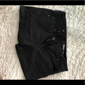 Gap black midi shorts